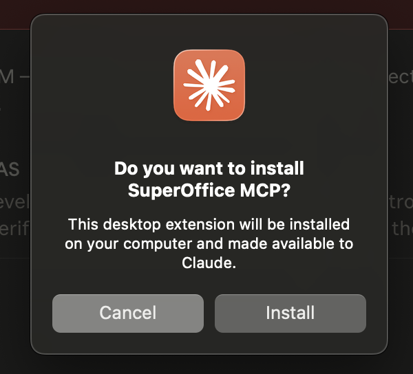 Claude Desktop — Installation confirmation